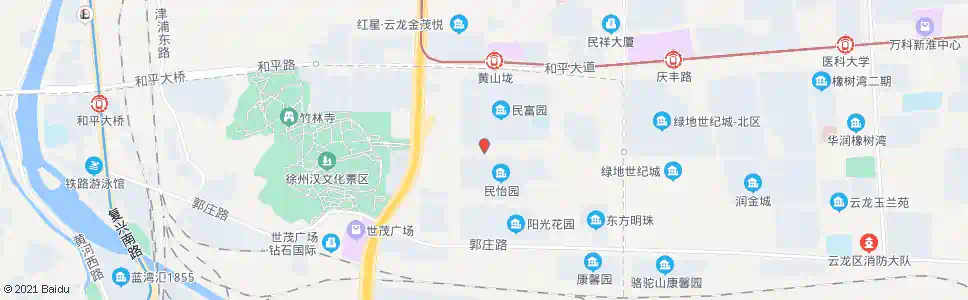 徐州怡园西门_公交站地图_徐州公交_妙搜公交查询2025