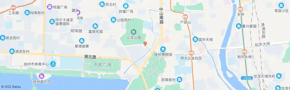 徐州云龙公园南门(体育场)_公交站地图_徐州公交_妙搜公交查询2025
