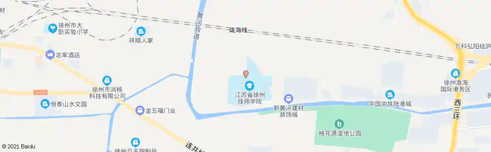徐州技校_公交站地图_徐州公交_妙搜公交查询2025