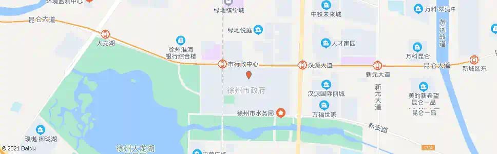 徐州市行政中心_公交站地图_徐州公交_妙搜公交查询2025