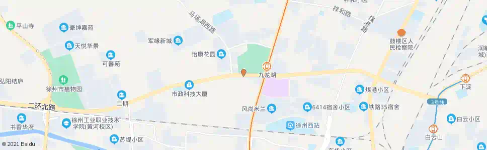 徐州九龙湖公园_公交站地图_徐州公交_妙搜公交查询2025