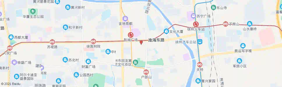徐州中山堂_公交站地图_徐州公交_妙搜公交查询2025