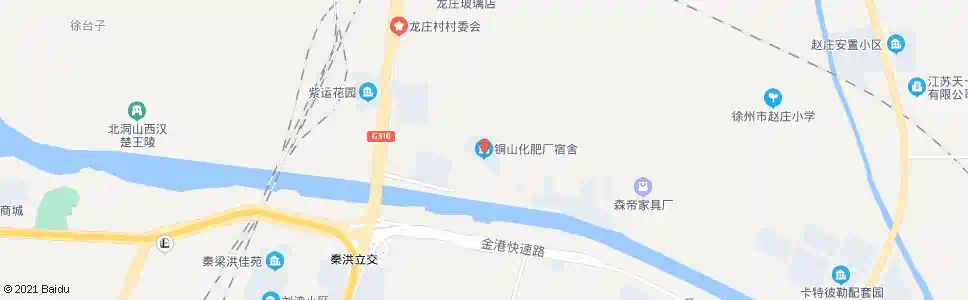 徐州铜山化肥厂_公交站地图_徐州公交_妙搜公交查询2025