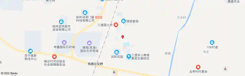徐州三堡农药厂_公交站地图_徐州公交_妙搜公交查询2025