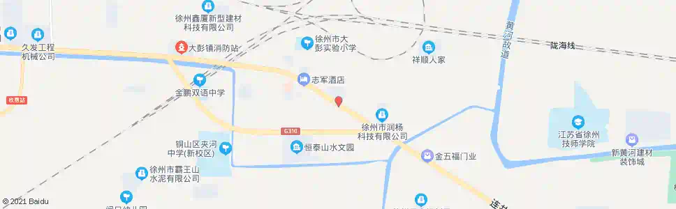 徐州霸王山水泥厂_公交站地图_徐州公交_妙搜公交查询2025