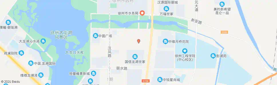 徐州国信龙湖世家北门_公交站地图_徐州公交_妙搜公交查询2025