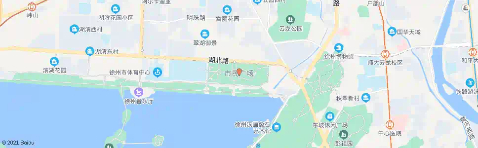 徐州市民广场_公交站地图_徐州公交_妙搜公交查询2025