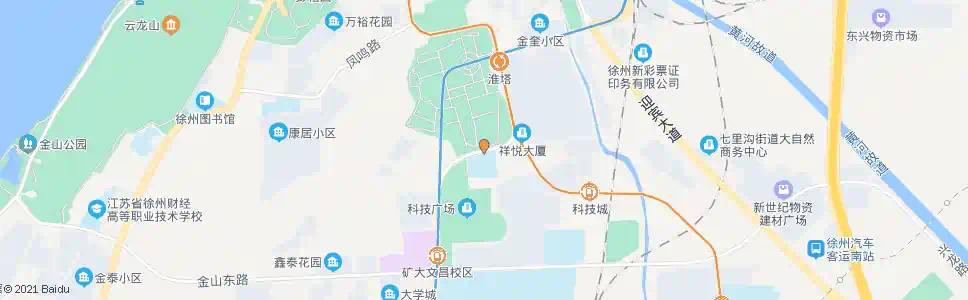 徐州侯山窝_公交站地图_徐州公交_妙搜公交查询2025