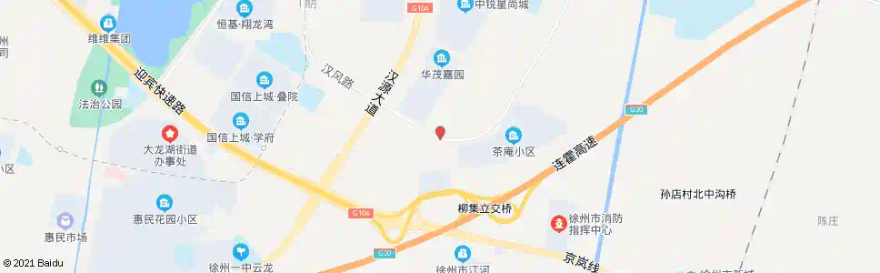徐州茶庵小区A区_公交站地图_徐州公交_妙搜公交查询2025