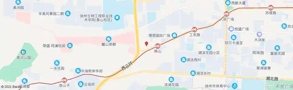 徐州新一佳淮西店_公交站地图_徐州公交_妙搜公交查询2025