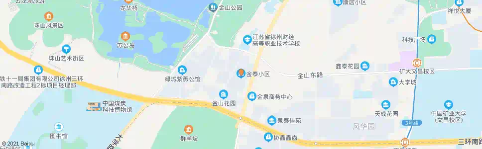 徐州金泰小区_公交站地图_徐州公交_妙搜公交查询2025