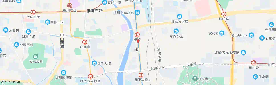 徐州天桥_公交站地图_徐州公交_妙搜公交查询2025