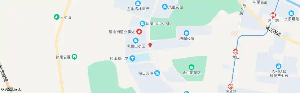 徐州凤凰安置小区_公交站地图_徐州公交_妙搜公交查询2025