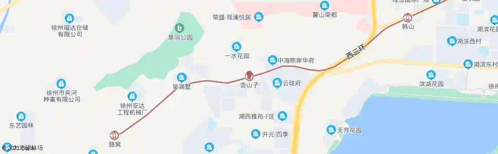 徐州杏山子工业园_公交站地图_徐州公交_妙搜公交查询2025