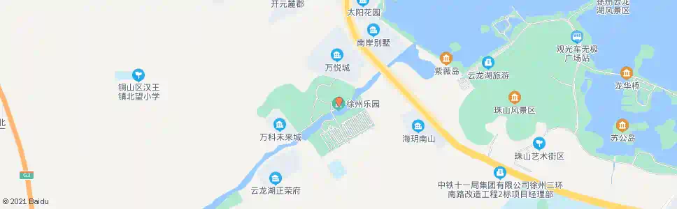 徐州徐州乐园_公交站地图_徐州公交_妙搜公交查询2025