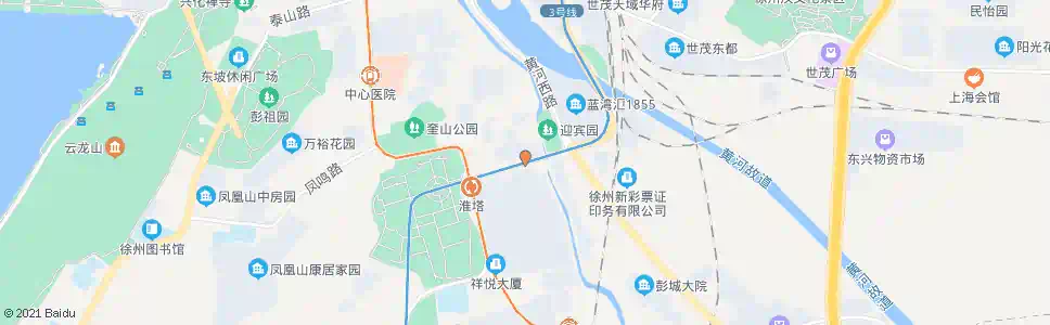 徐州奎园北门_公交站地图_徐州公交_妙搜公交查询2025