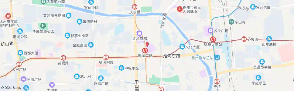 徐州苏宁易购_公交站地图_徐州公交_妙搜公交查询2025