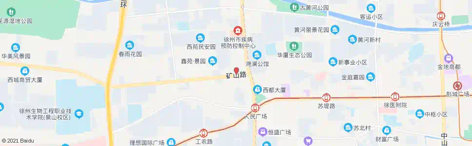 徐州矿山路加油站_公交站地图_徐州公交_妙搜公交查询2025