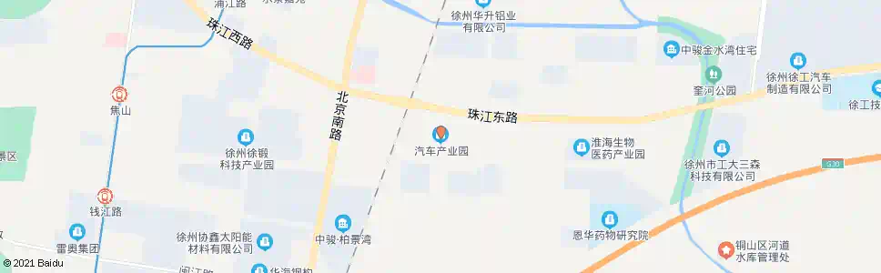 徐州汽车产业园_公交站地图_徐州公交_妙搜公交查询2025