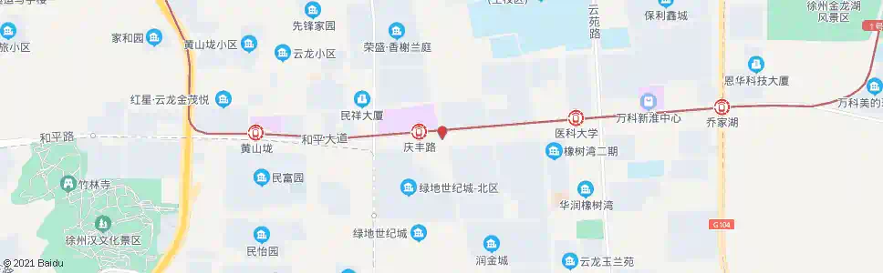 徐州庆丰桥_公交站地图_徐州公交_妙搜公交查询2025