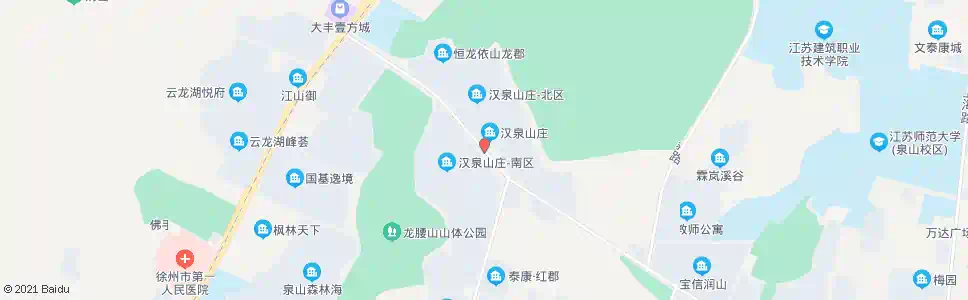徐州汉泉山庄_公交站地图_徐州公交_妙搜公交查询2025