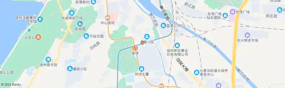 徐州淮塔东路_公交站地图_徐州公交_妙搜公交查询2025