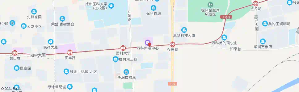 徐州和平路东口_公交站地图_徐州公交_妙搜公交查询2025