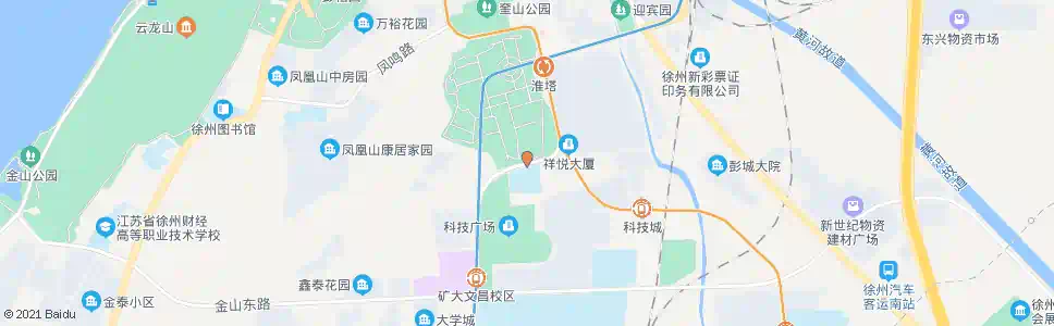 徐州候山窝_公交站地图_徐州公交_妙搜公交查询2025