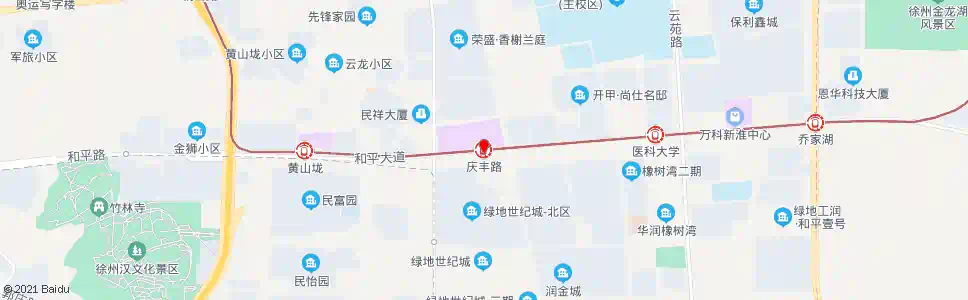 徐州庆丰路_公交站地图_徐州公交_妙搜公交查询2025