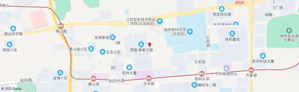 徐州香榭兰庭_公交站地图_徐州公交_妙搜公交查询2025