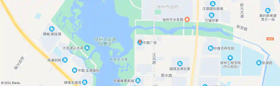 徐州中茵广场_公交站地图_徐州公交_妙搜公交查询2025