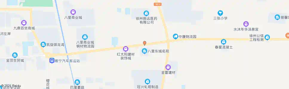 徐州八里商贸城_公交站地图_徐州公交_妙搜公交查询2025