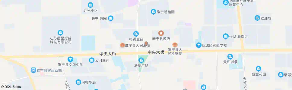 徐州睢宁公安局_公交站地图_徐州公交_妙搜公交查询2025