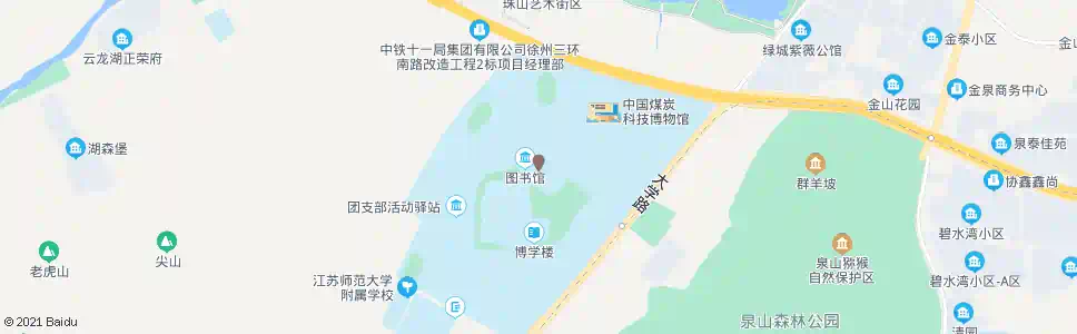徐州矿大南湖校区_公交站地图_徐州公交_妙搜公交查询2025