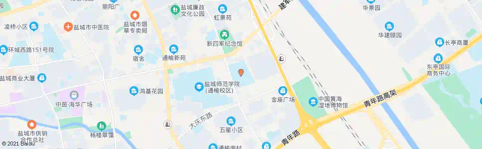 盐城技工学校_公交站地图_盐城公交_妙搜公交查询2025