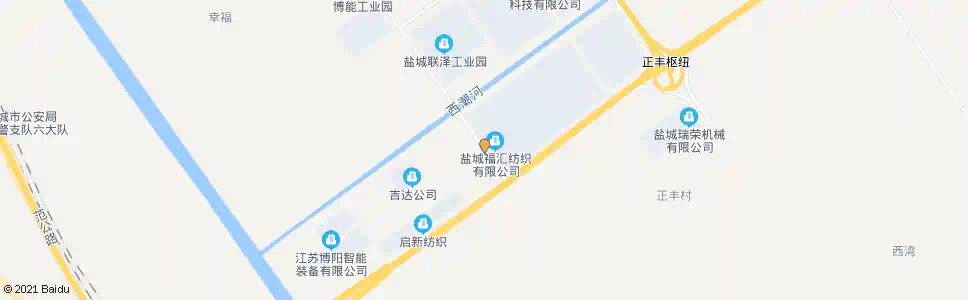 盐城希望大道南环路口_公交站地图_盐城公交_妙搜公交查询2025
