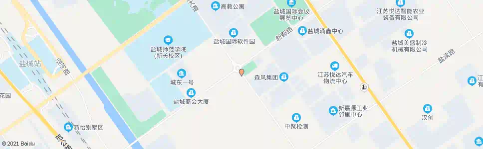 盐城亭湖大道希望大道口_公交站地图_盐城公交_妙搜公交查询2025