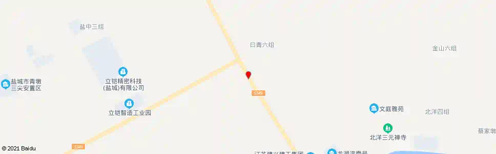盐城月青水厂_公交站地图_盐城公交_妙搜公交查询2025