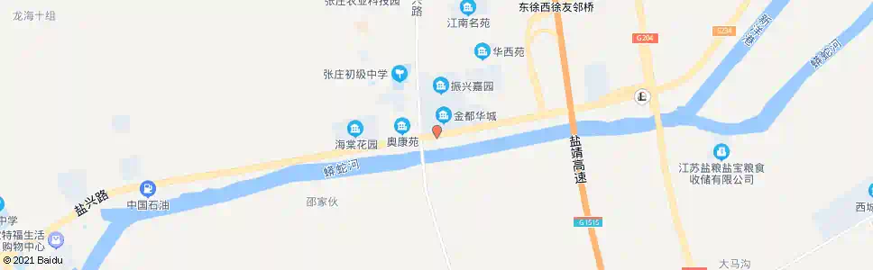 盐城张庄_公交站地图_盐城公交_妙搜公交查询2025