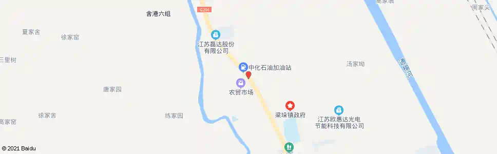 盐城梁垛村_公交站地图_盐城公交_妙搜公交查询2025