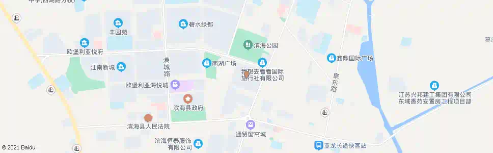 盐城新时代乐园_公交站地图_盐城公交_妙搜公交查询2025