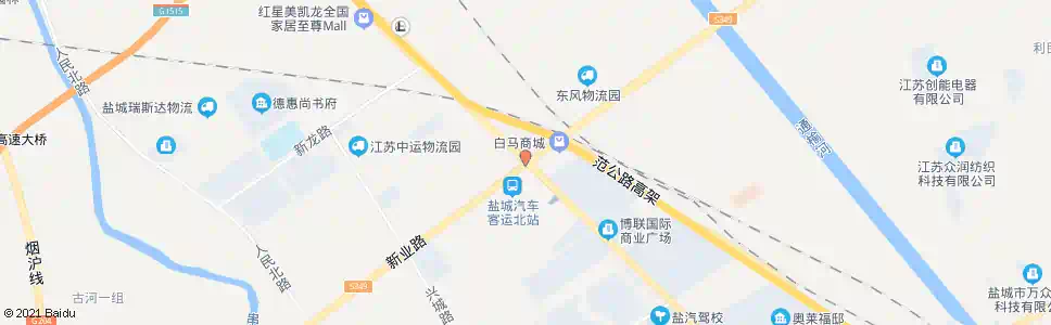 盐城开放大道S234省道口_公交站地图_盐城公交_妙搜公交查询2025