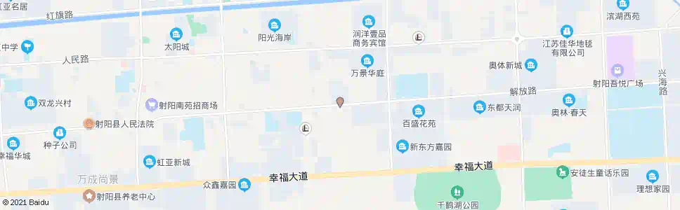 盐城电厂小区(幸福养老院)_公交站地图_盐城公交_妙搜公交查询2025