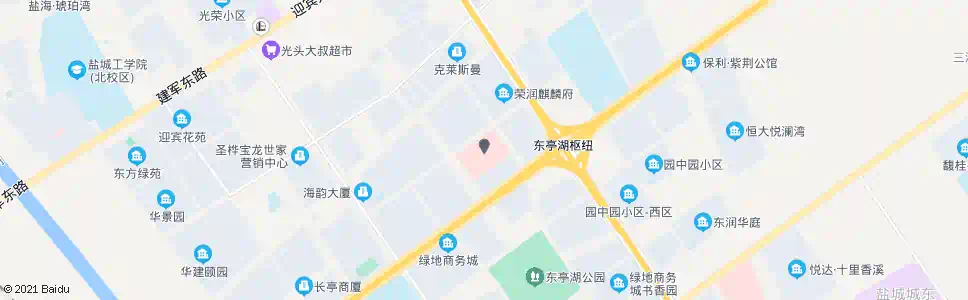 盐城亭湖区人民医院_公交站地图_盐城公交_妙搜公交查询2025