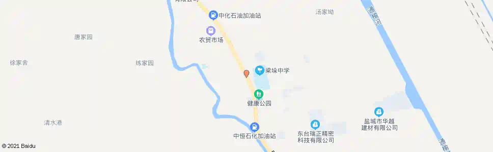 盐城梁垛集镇_公交站地图_盐城公交_妙搜公交查询2025