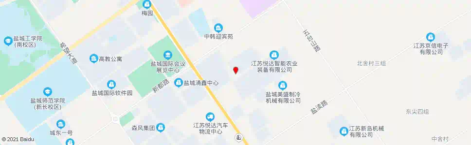盐城花园社区_公交站地图_盐城公交_妙搜公交查询2025