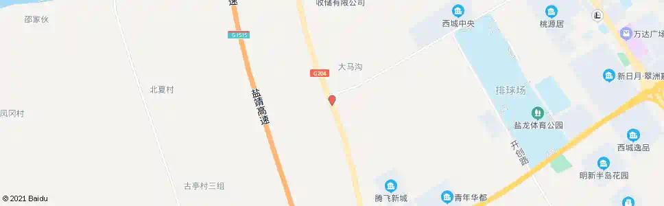 盐城大庆路新204国道口_公交站地图_盐城公交_妙搜公交查询2025