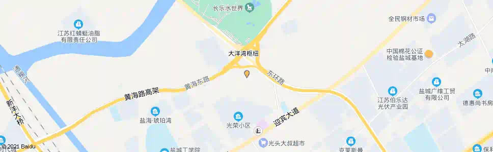 盐城机场职中_公交站地图_盐城公交_妙搜公交查询2025