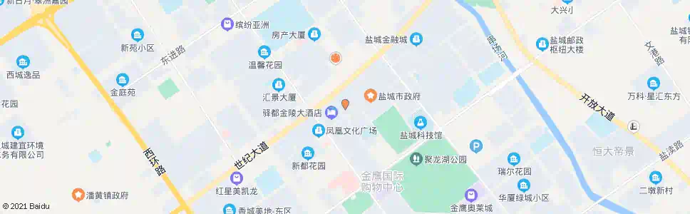 盐城县行政服务中心_公交站地图_盐城公交_妙搜公交查询2025