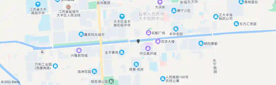 盐城同仁医院_公交站地图_盐城公交_妙搜公交查询2025